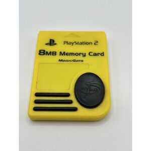 Official OEM Sony Playstation 2 PS2 Memory Card 8MB Magic Gate Nyko - Tested